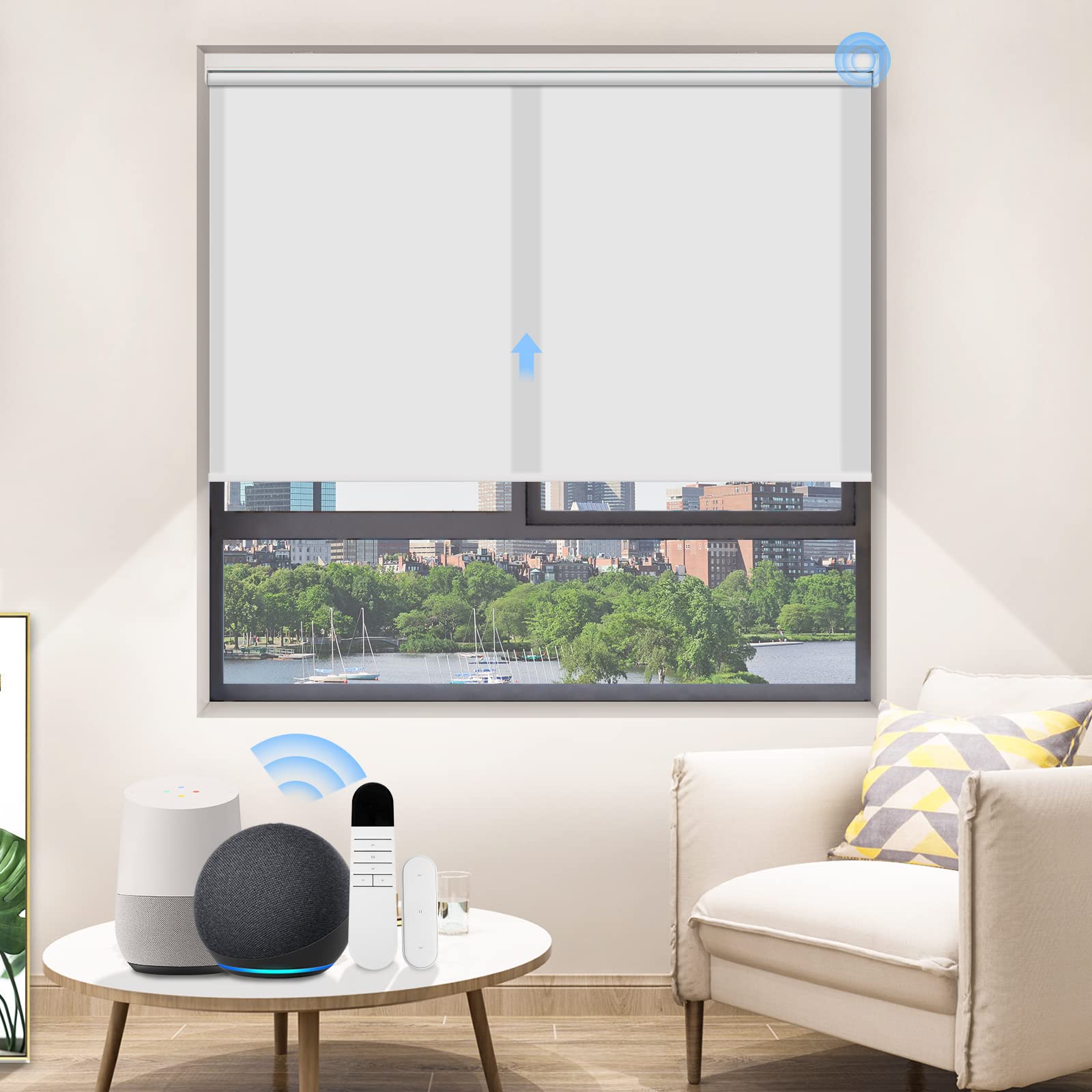 M130 Elektrisch | Lichtdurchlässige | Akku | Rollo | Nach Maß