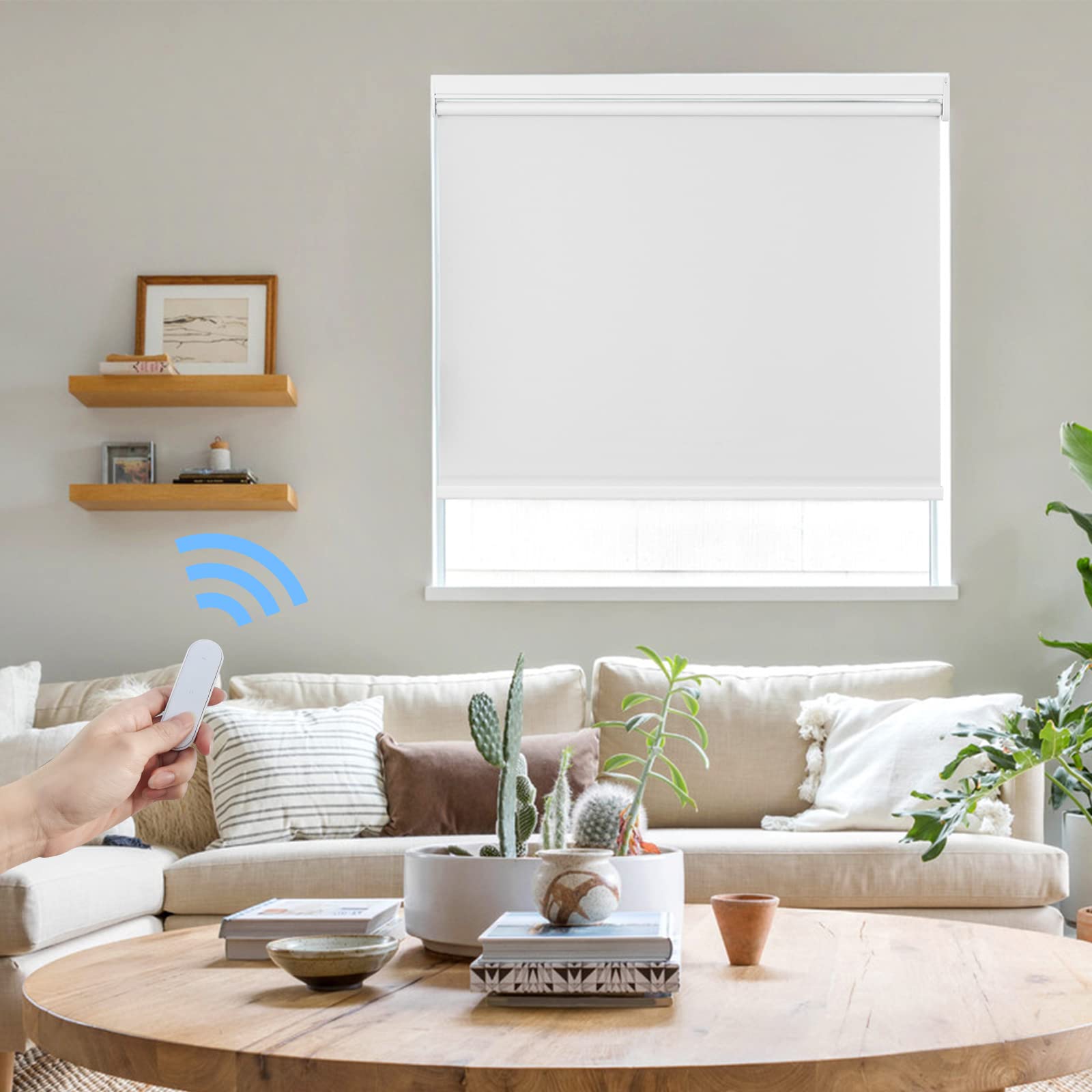 M100 Elektrisch | Lichtdurchlässige | Batterie | Rollo | Nach Maß