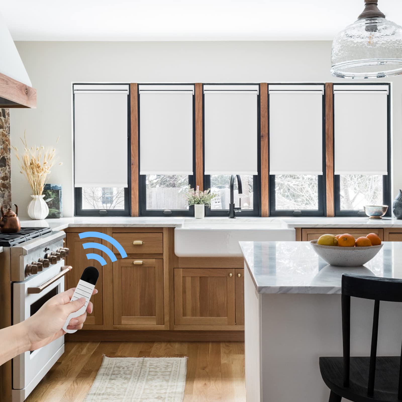 M130 Elektrisch | Lichtdurchlässige | Akku | Rollo | Nach Maß