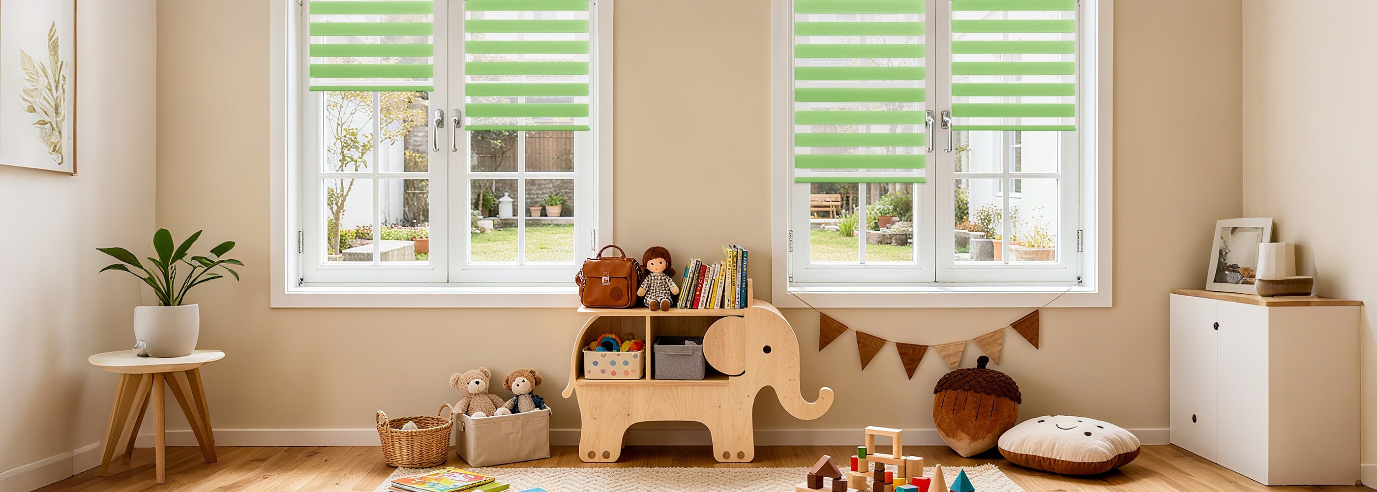 Licht steuern: Doppelrollo & Plissee