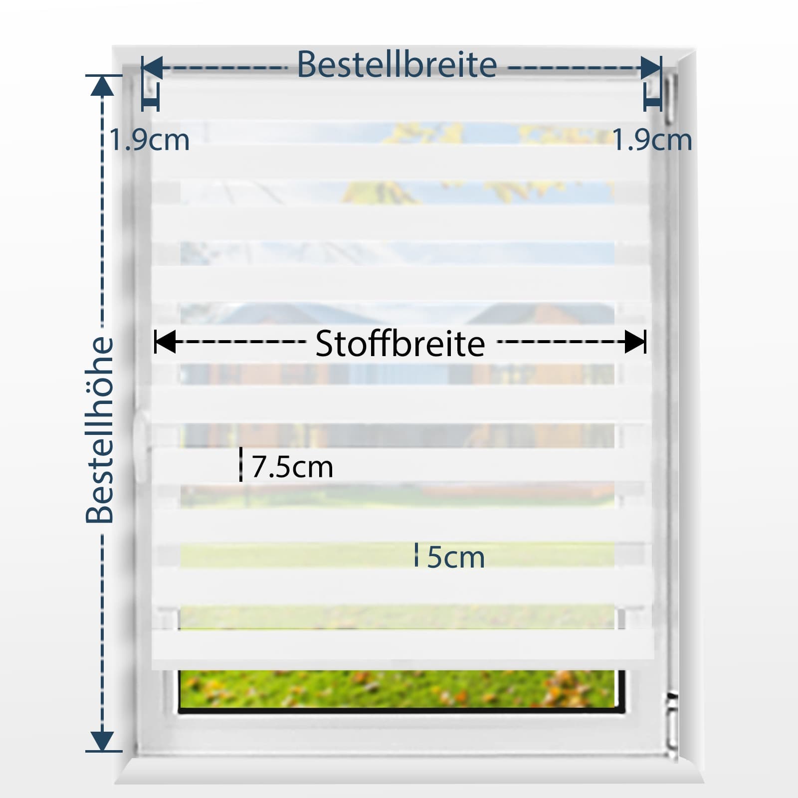 Doppelrollo Schnurlos Klemmfix ohne Bohren Duo Drücken Und Ziehen Weiß