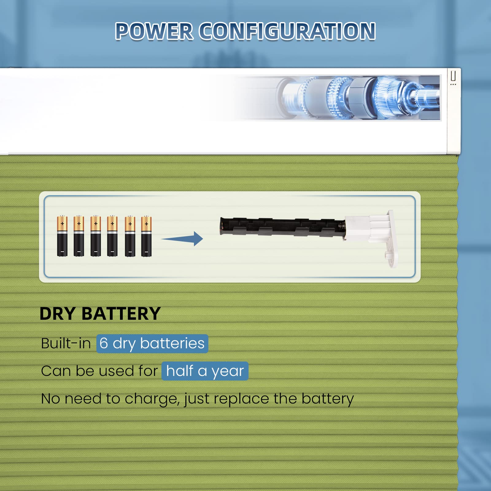 K100 Elektrisch | Verdunkelung | Batterie | Wabenplissees | Nach Maß